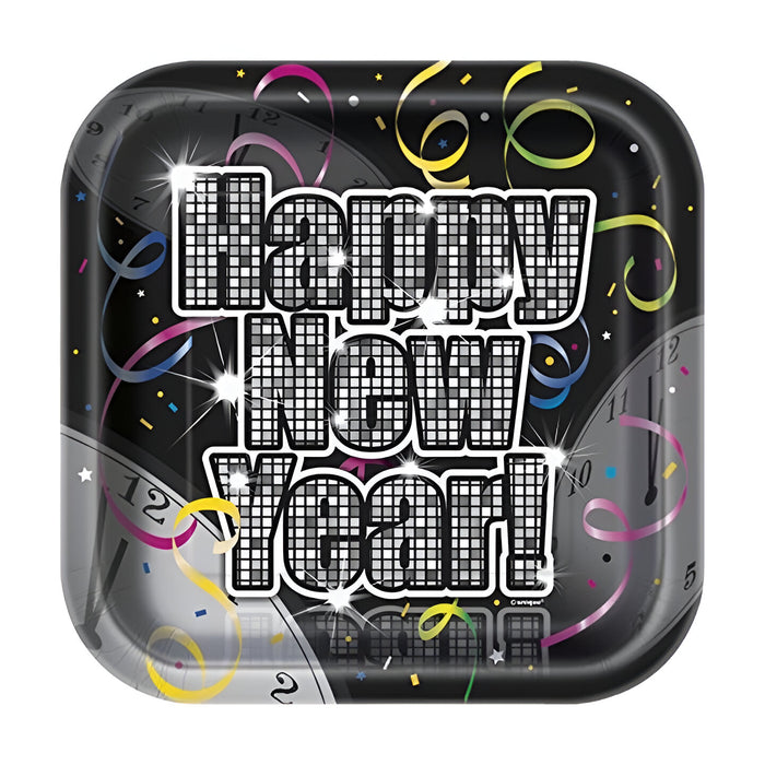 Countdown To New Year Plates 7"