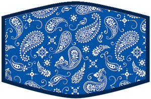 Face Protector (Adult) - Blue Bandana