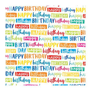 Gift Wrapping Paper - Painted Birthday