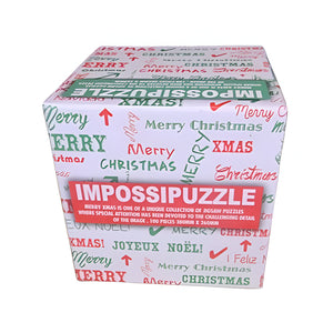 Merry Xmas 100 Piece Jigsaw Puzzle - Impossipuzzle