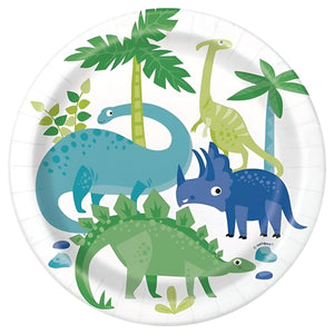 Blue & Green Dinosaur Party Accessories & Tableware