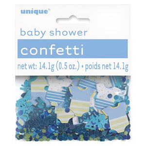 Baby Shower Confetti - Blue Polka Dot