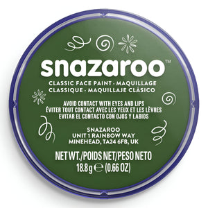 Snazaroo Face Paint 18ml - Dark Green