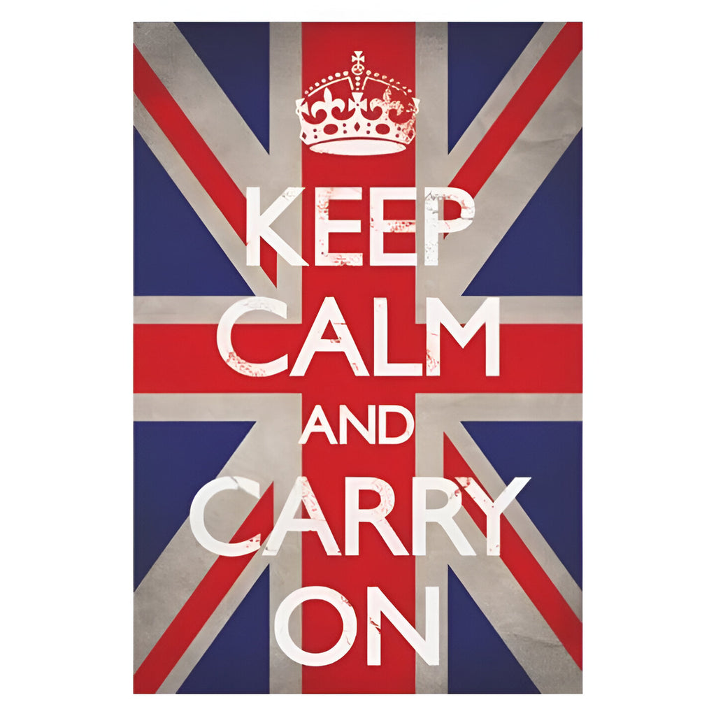 "Keep Calm and Carry On" Poster - Union Jack