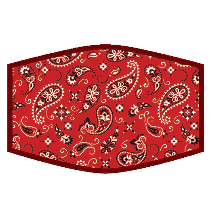 Face Protector (Adult) - Red Bandana