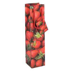 Gift Bag - Strawberries Bottle Gift Bag