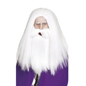 Magician Set - Wig And Beard (Adult)