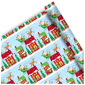 Gift Wrapping Paper - Colourful Santa