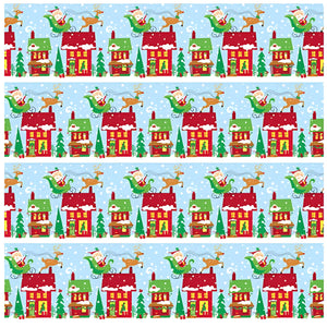 Gift Wrapping Paper - Colourful Santa