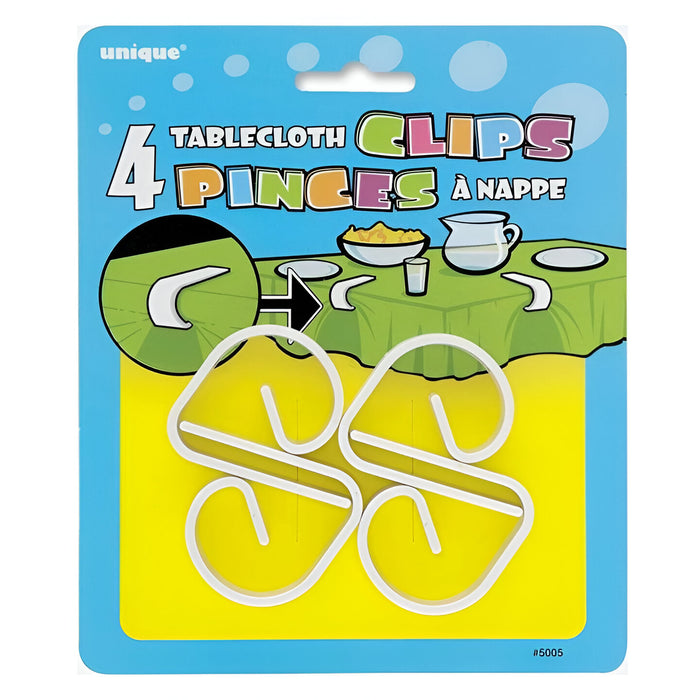 4 Tablecloth Clips