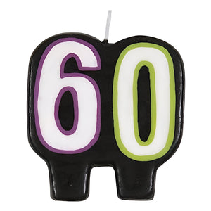 Birthday Cheer Number Candles - (50, 60)