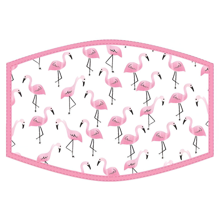 Face Protector (Kids) - Flamingo Watercolour