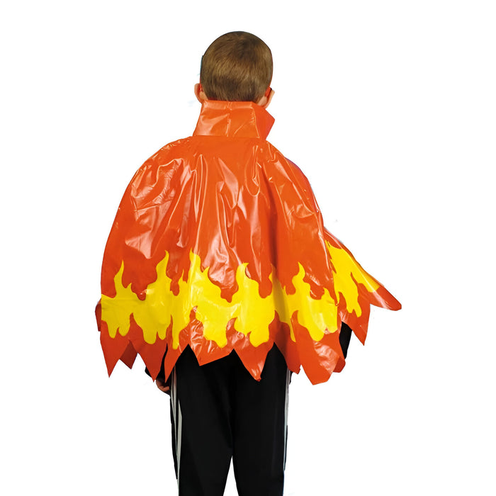 Devil Cape with Flame Design - (Child)