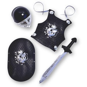Black Knight Armour Play Set for Children
