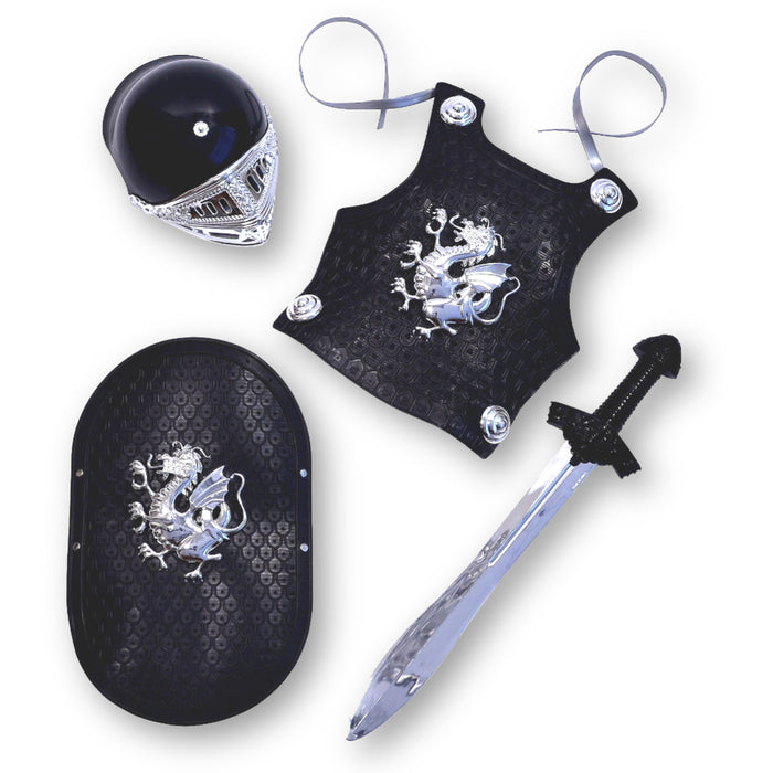 Black Knight Armour Play Set for Children