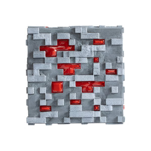 Minecraft Illuminating Redstone Ore Cube