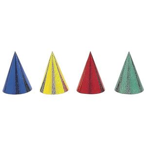 Prismatic Hats, Assorted - Pack of 8