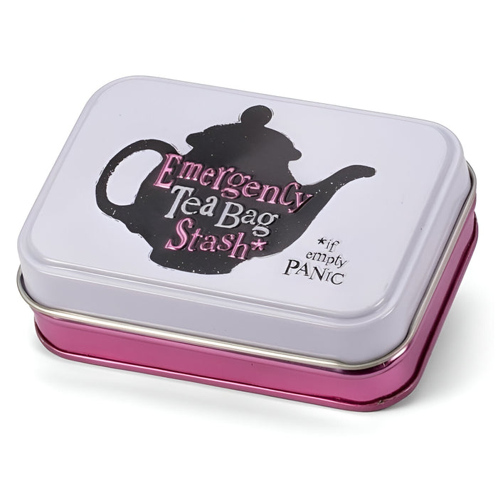 "Emergency Tea Bag Stash" Tin