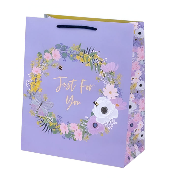 Gift Bag - Elle Floral, Portrait Bag (Medium)