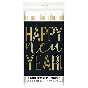 Roaring "Happy New Year" Table Cover