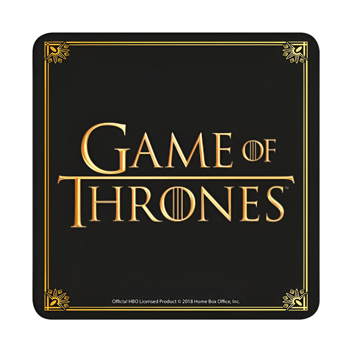 Game Of Thrones Single Coaster - Games Of Thrones Logo