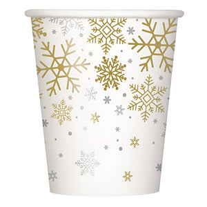 Silver & Gold SnowFlakes Party Accessories & Tableware