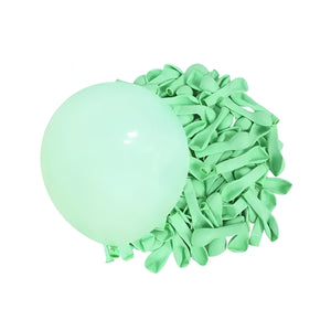 Macaron Green Latex Balloons - 12" (Pack of 100)