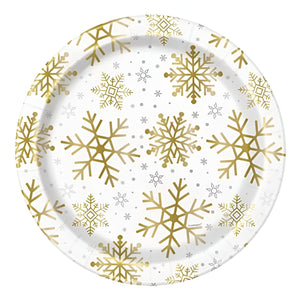 Silver & Gold SnowFlakes Party Accessories & Tableware