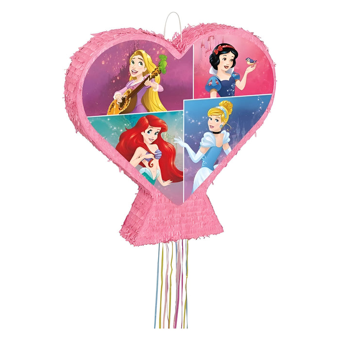 Piñata - Heart-Shaped Disney Princess (Pull String)
