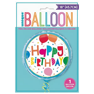 Colourful Balloons Birthday Party Accessories & Tableware