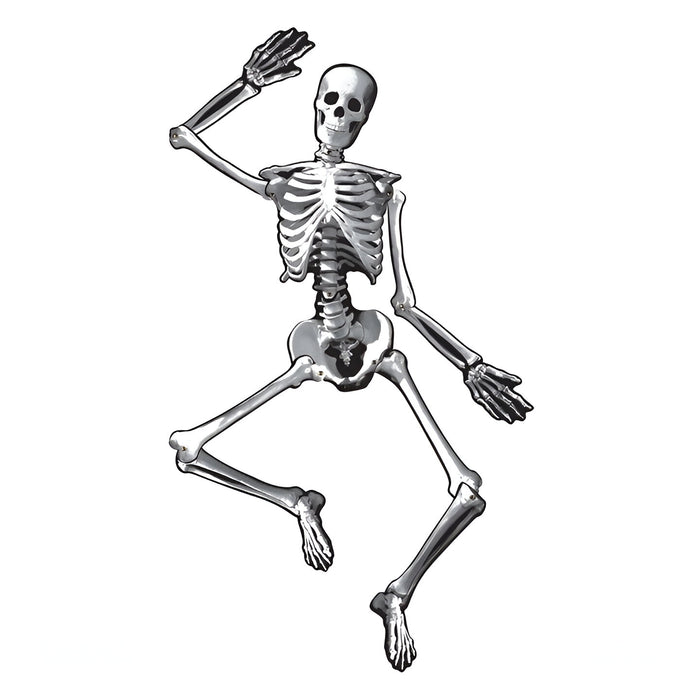 Cut-Out Jointed Skeleton Decoration - 55 inch