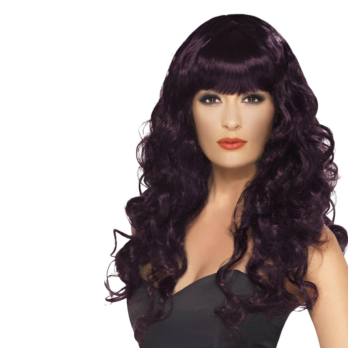 Siren Wig - Plum (Adult)