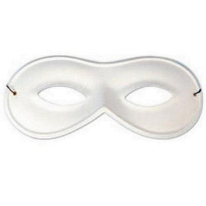 Domino Eye Mask - Small, White (Adult)