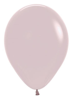 Pastel Dusk Rose Latex Balloons - 12" (Pack of 100)