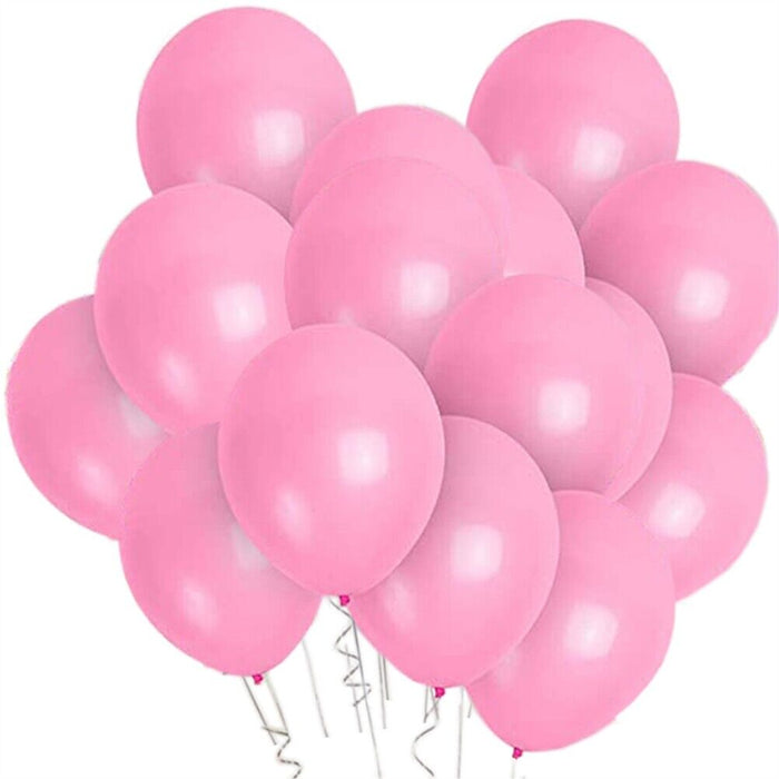 Pink Latex Balloons - 12" (Pack of 100)