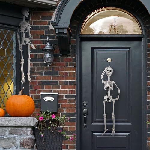 Posable Hanging Halloween Skeleton - 36 inch