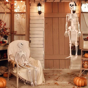 Posable Hanging Halloween Skeleton - 36 inch