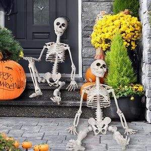 Posable Hanging Halloween Skeleton - 36 inch