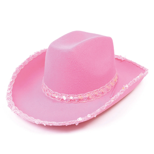 Pink Cowgirl Hat with Seguins