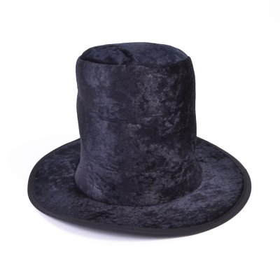 Top Hat Child Black Velvet