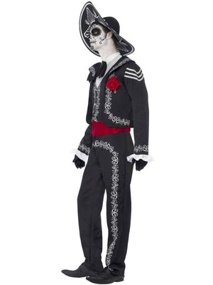 Day of the Dead Señor Bones Costume - (Adult)