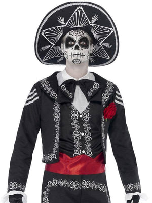 Day of the Dead Señor Bones Costume - (Adult)
