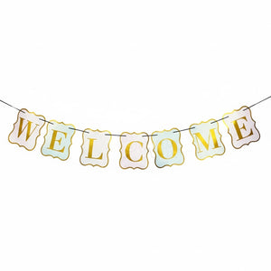 Welcome Banner - (White)