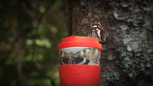Ecoffee Cup 'Farfalle' - 12oz