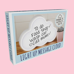 Light Up Message Cloud Light