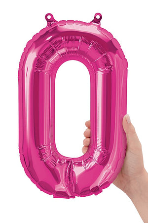 Pink/Magenta Letter Foil Balloons - 16"