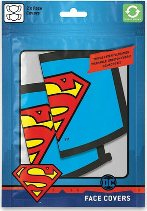 Face Protector - Superman Logo (Pack of 2)