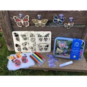 Gift In A Tin - Butterflies & Bees Suncatcher Kit