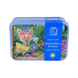 Gift In A Tin - Butterflies & Bees Suncatcher Kit
