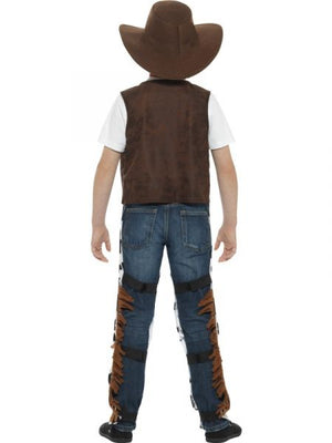Texan Cowboy Cow Print Costume - (Child)